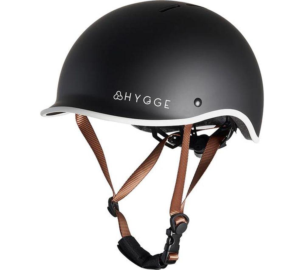 HYGGE Retro-Style E-Bike Helmet - Medium, Matte Black image number 4 of 12