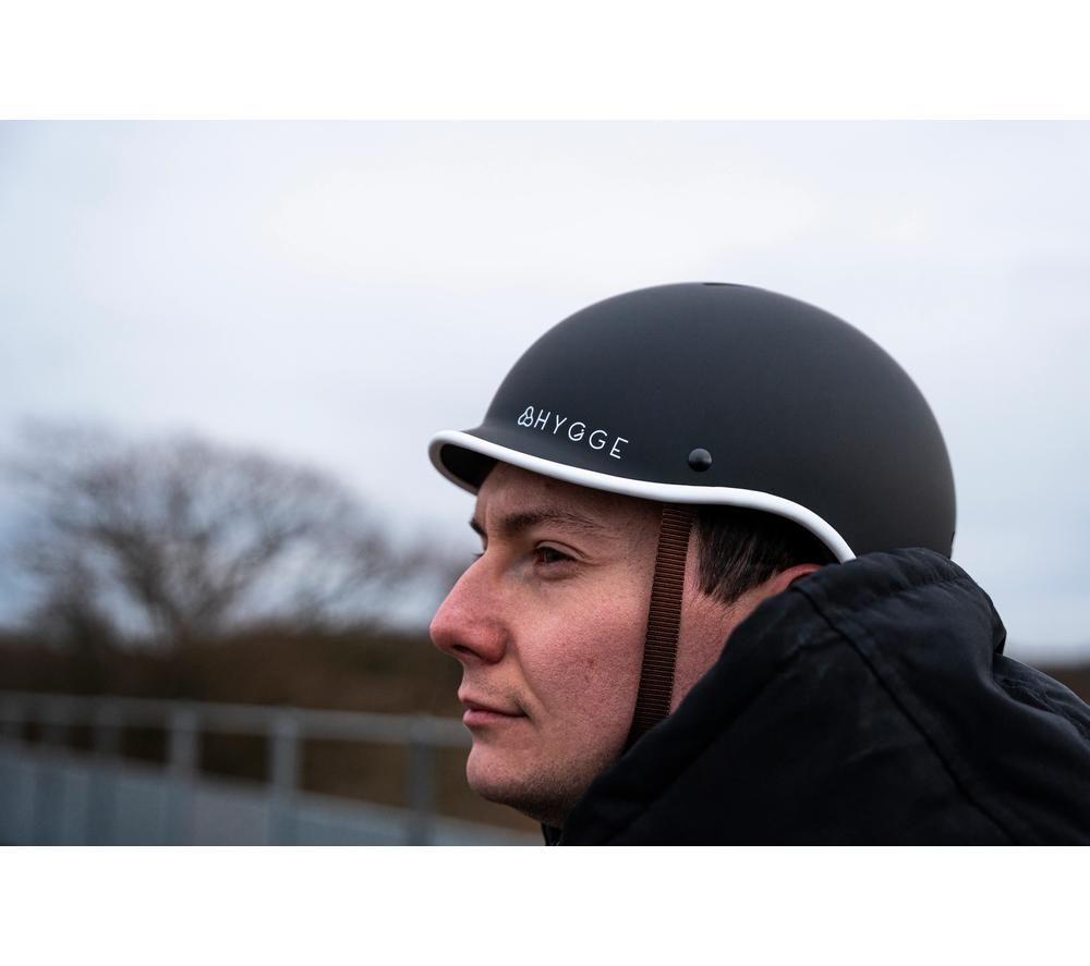 HYGGE Retro-Style E-Bike Helmet - Medium, Matte Black image number 12 of 12