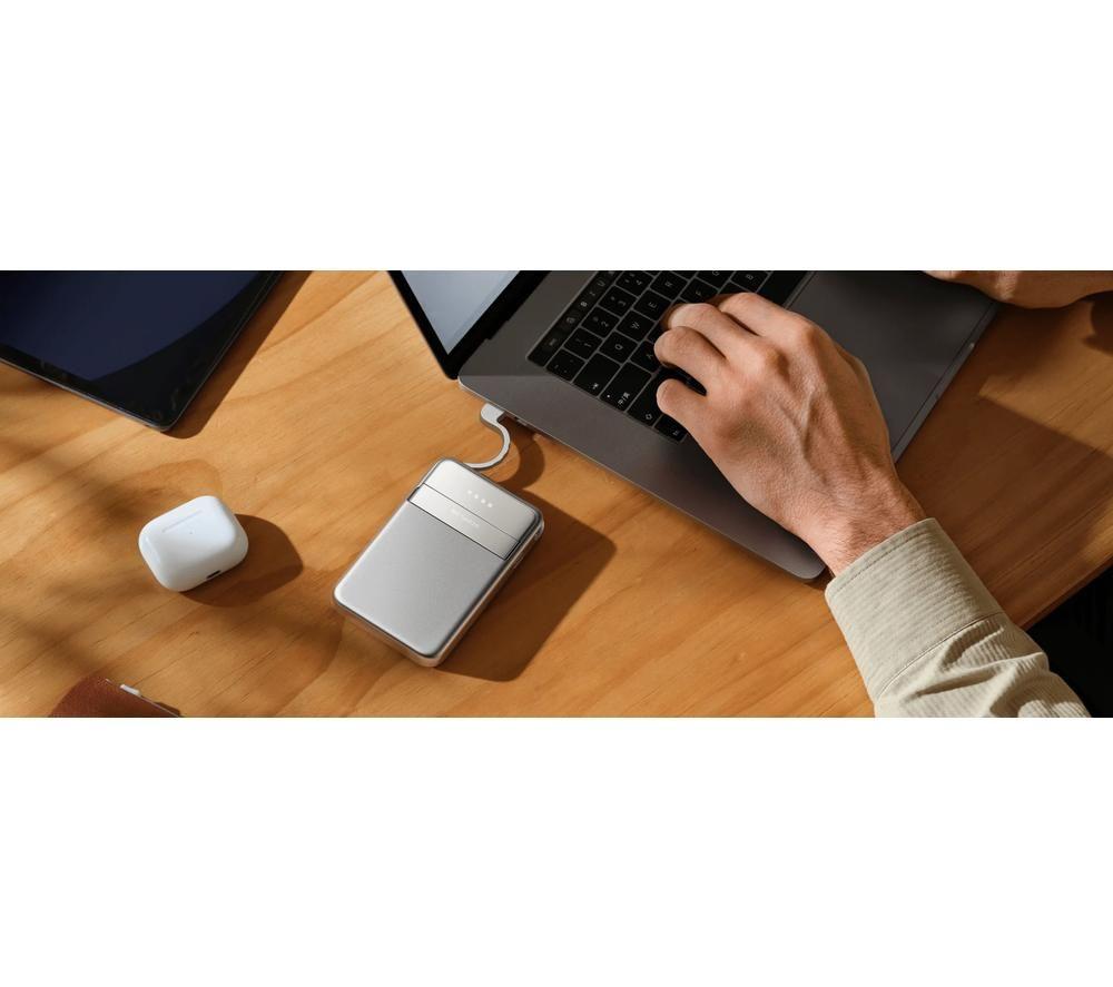 ECOFLOW RAPID 5000 mAh Portable Magnetic Power Bank - Silver image number 8 of 8