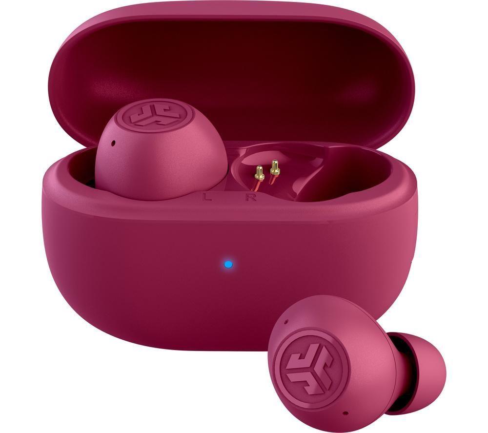 Jlab Go Pop Anc Wireless Bluetooth Noise-Cancelling Earbuds - Fuchsia, Pink