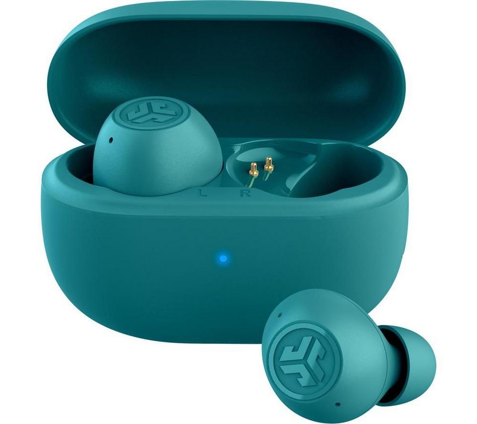 JLAB Go POP ANC Wireless Bluetooth Noise-Cancelling Earbuds - Teal
