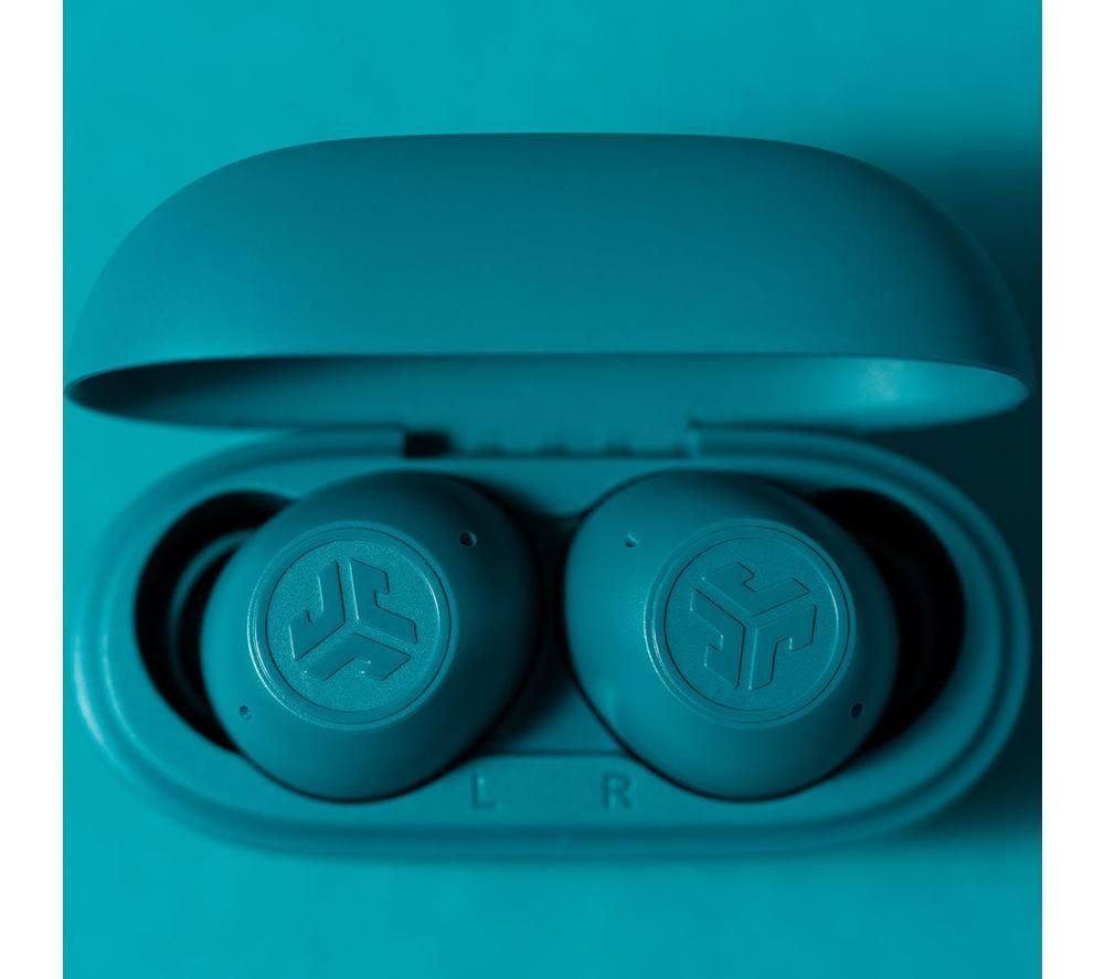 JLAB Go POP ANC Wireless Bluetooth Noise-Cancelling Earbuds - Teal image number 4 of 11