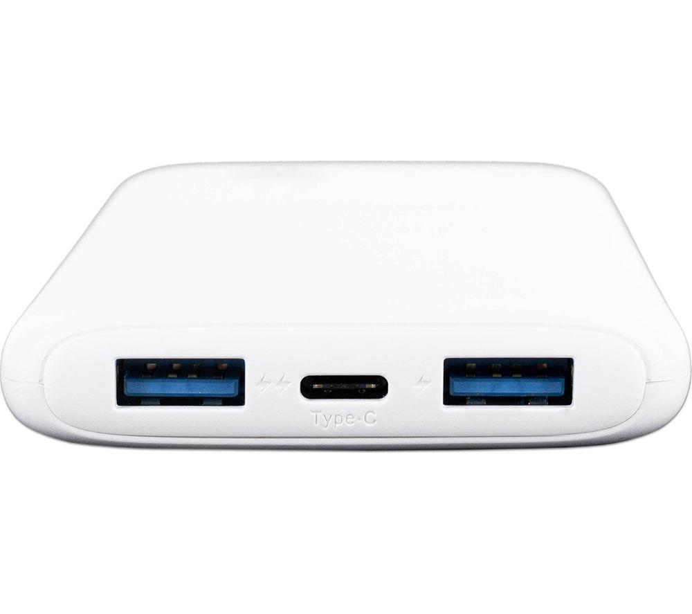 OUR PURE PLANET OPP202 10000 mAh Portable Power Bank - White image number 2 of 5