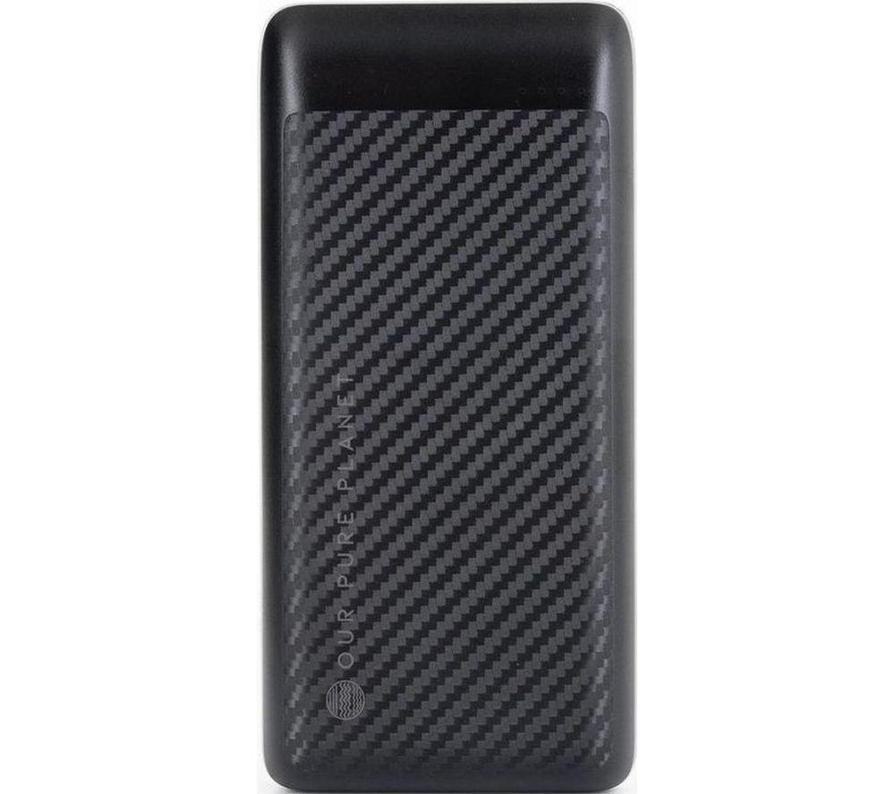 Our Pure Planet 20000 Mah Portable Power Bank - Black, Black
