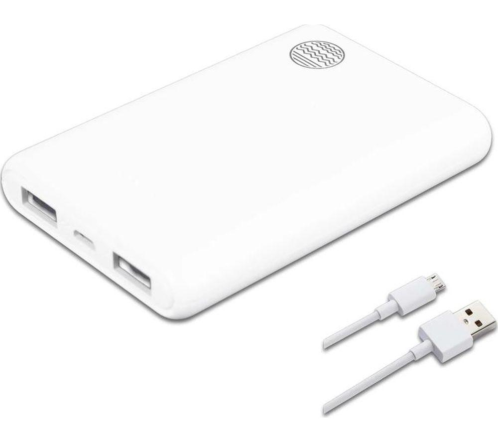 OUR PURE PLANET 5000 mAh Portable Power Bank - White image number 6 of 9