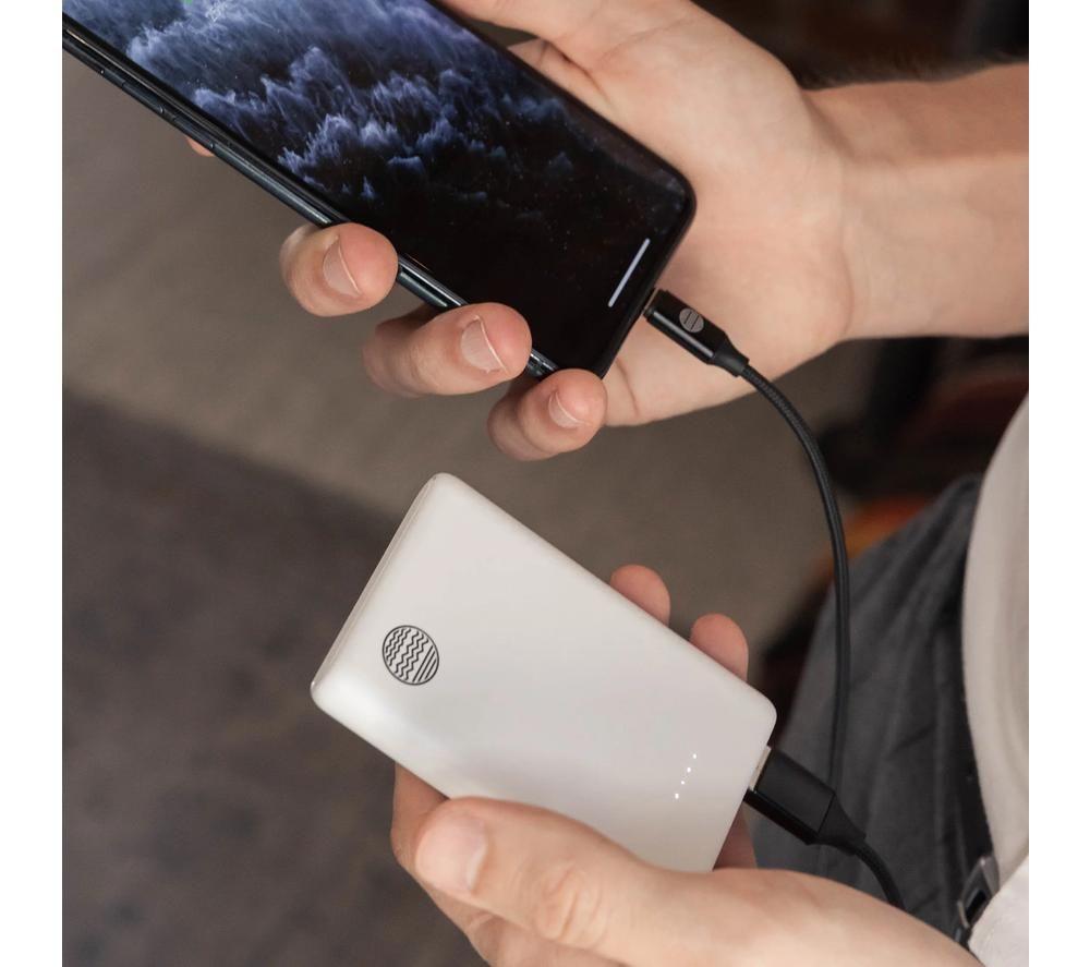 OUR PURE PLANET 5000 mAh Portable Power Bank - White image number 7 of 9