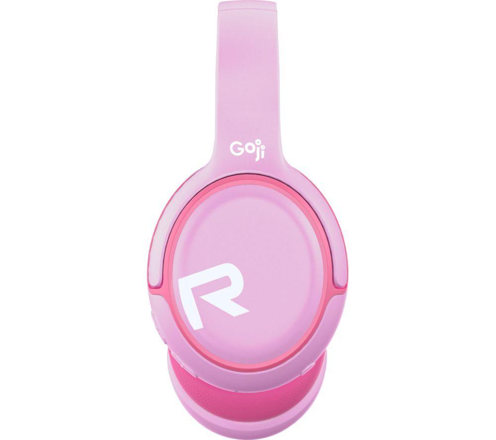 GOJI GKIDBTP25 Wireless Bluetooth Kids Headphones - Pink image number 2 of 5