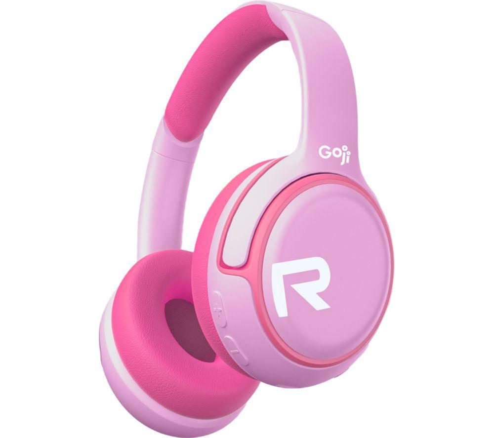 GOJI GKIDBTP25 Wireless Bluetooth Kids Headphones - Pink image number 3 of 5