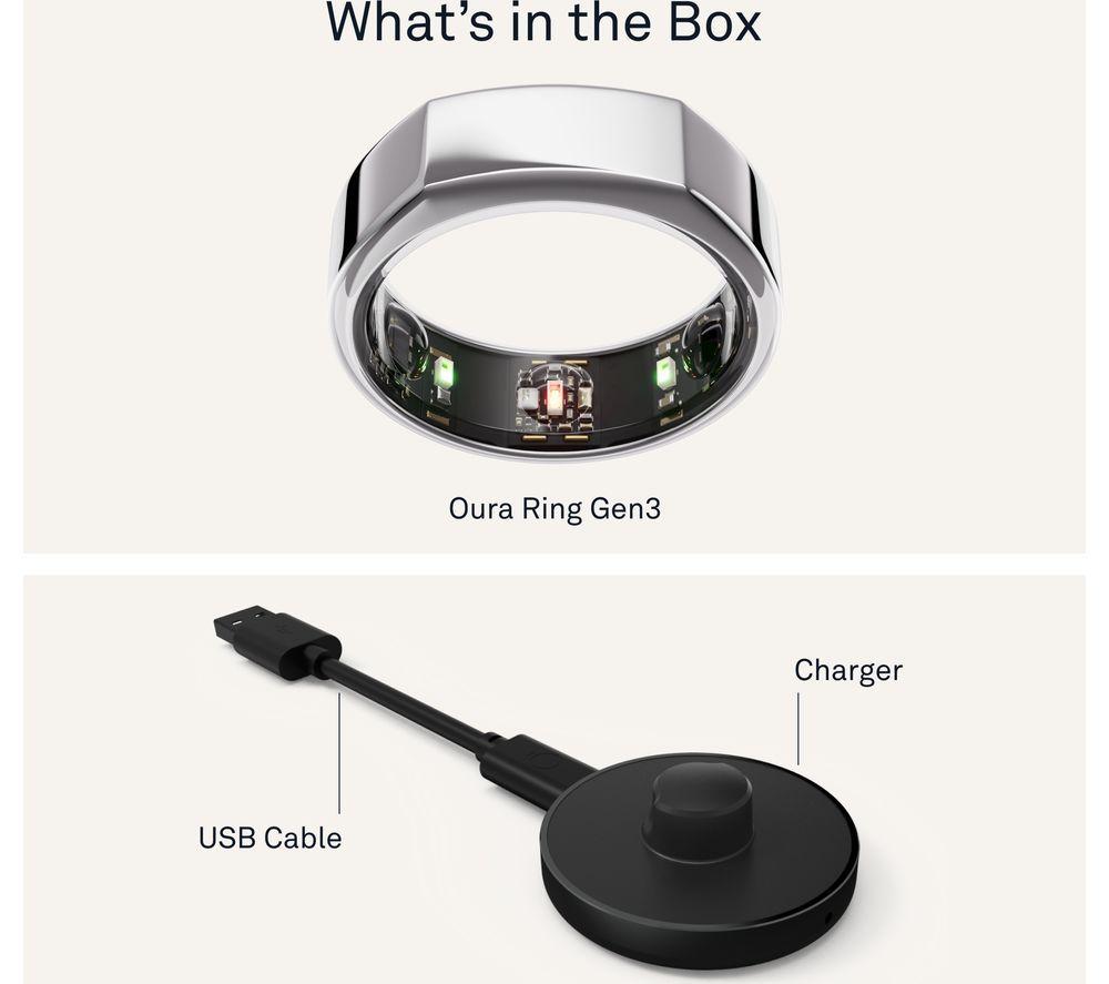 OURA Ring Gen3 Heritage - Silver, Size 11 image number 12 of 12