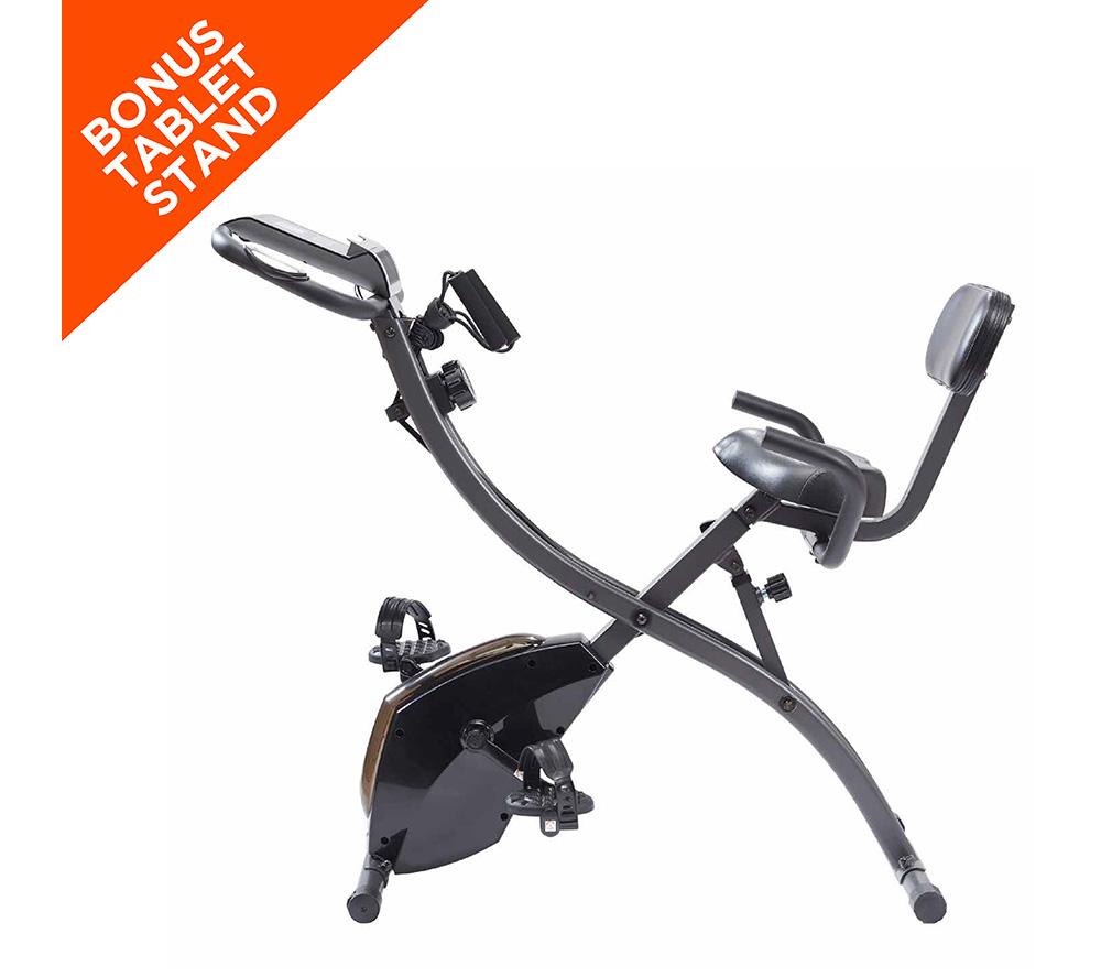 NEW IMAGE Slim Cycle 2-in-1 Exercise Bike - Black image number 5 of 14