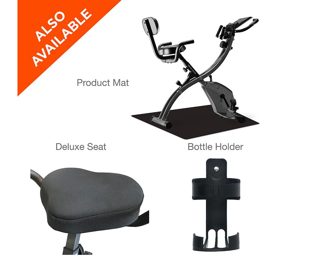 NEW IMAGE Slim Cycle 2-in-1 Exercise Bike - Black image number 12 of 14