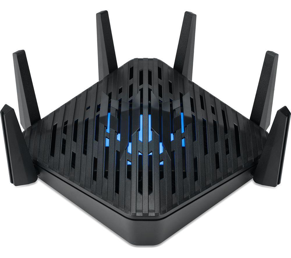 ACER Predator Connect W6 WiFi Cable Router - AXE7800, Tri-band