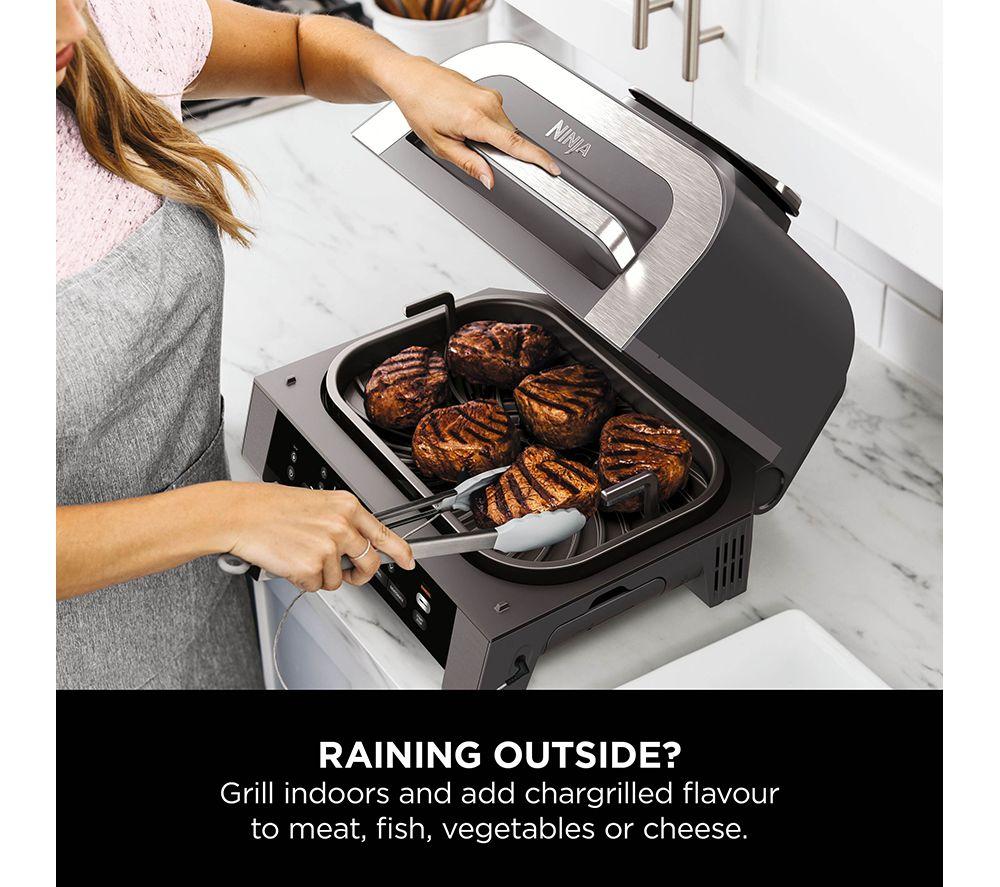 NINJA DG551UK 6-in-1 MAX Indoor Grill & Air Fryer - Grey & Silver image number 8 of 11