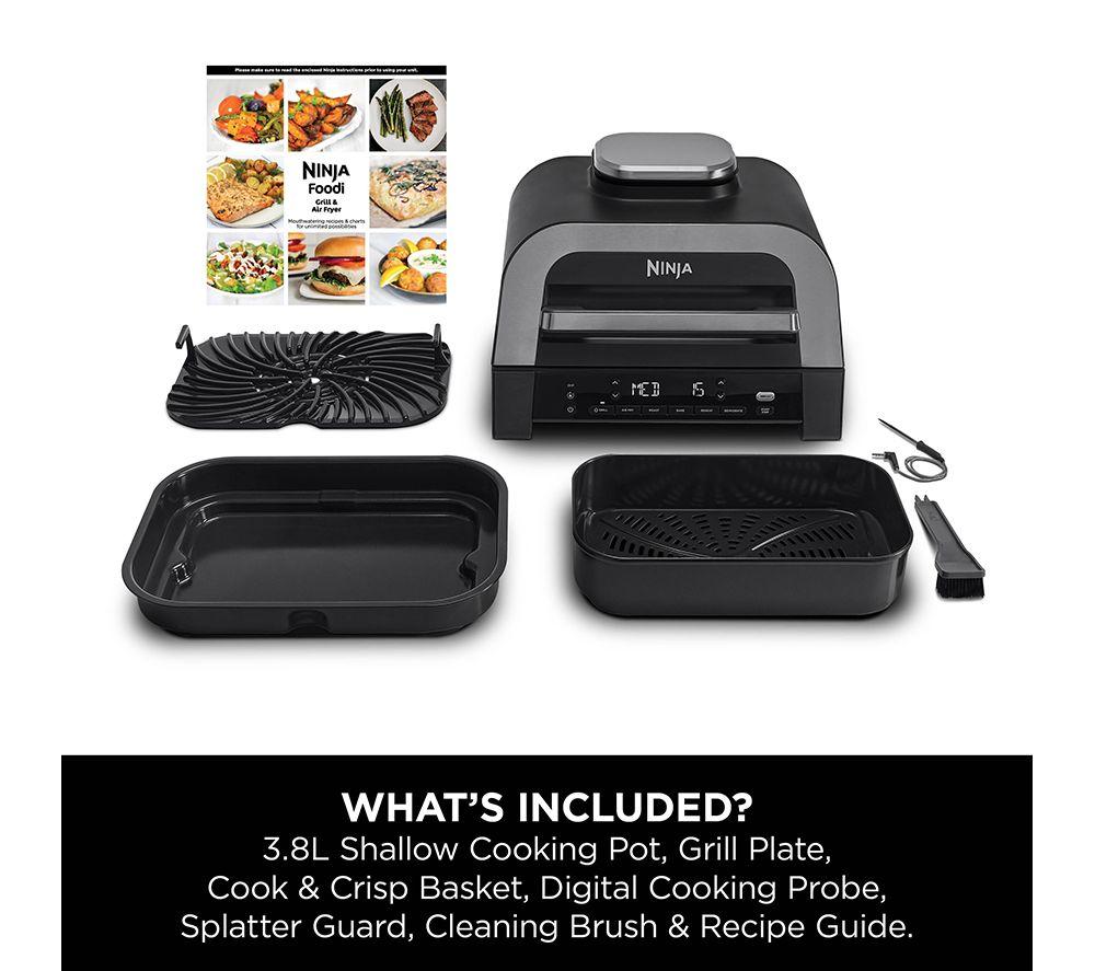 NINJA DG551UK 6-in-1 MAX Indoor Grill & Air Fryer - Grey & Silver image number 11 of 11