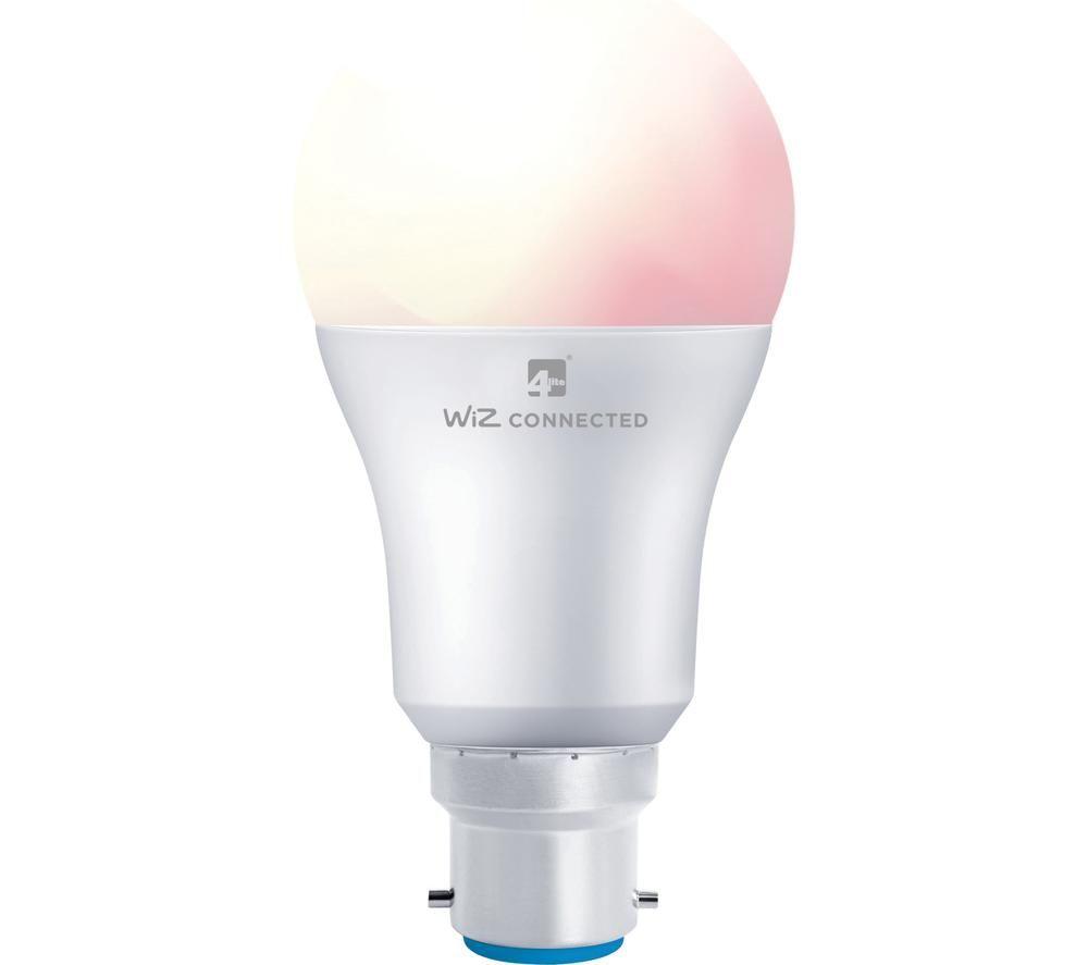 4LITE Wiz Connected Smart Lighting Starter Kit with 6 x B22 RGBW Bulbs, Remote & 2 x Plugs image number 3 of 5