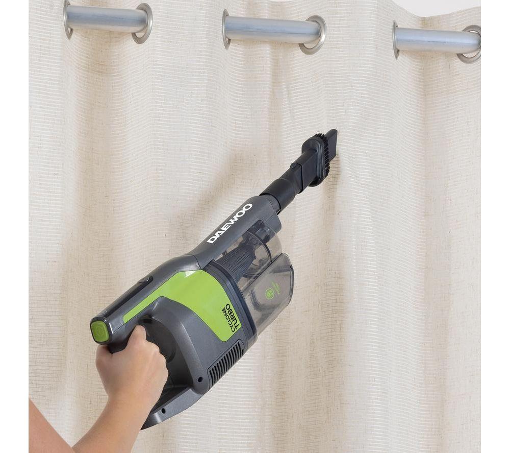 DAEWOO Cyclone Turbo Handheld Vacuum Cleaner - Grey & Green image number 6 of 11