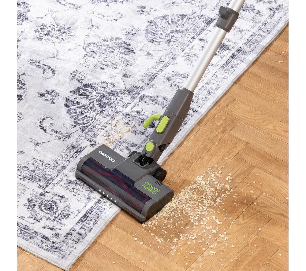 DAEWOO Cyclone Turbo Handheld Vacuum Cleaner - Grey & Green image number 9 of 11