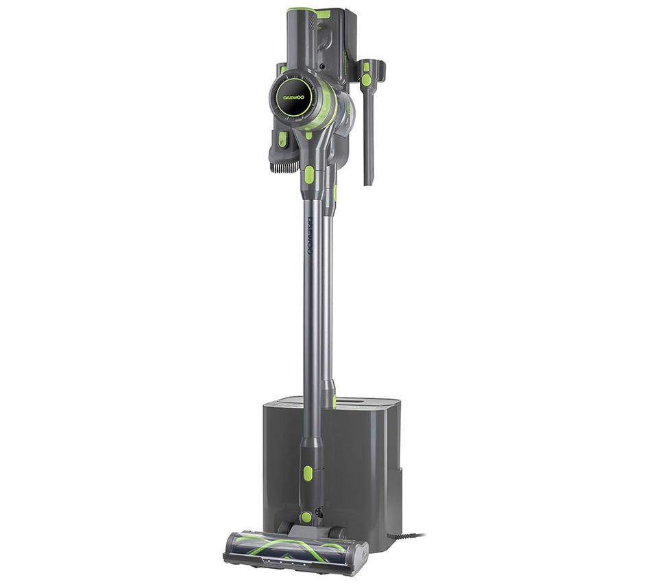 DAEWOO Freedom Auto-Empty FLR00203GE Cordless Vacuum Cleaner - Grey & Green