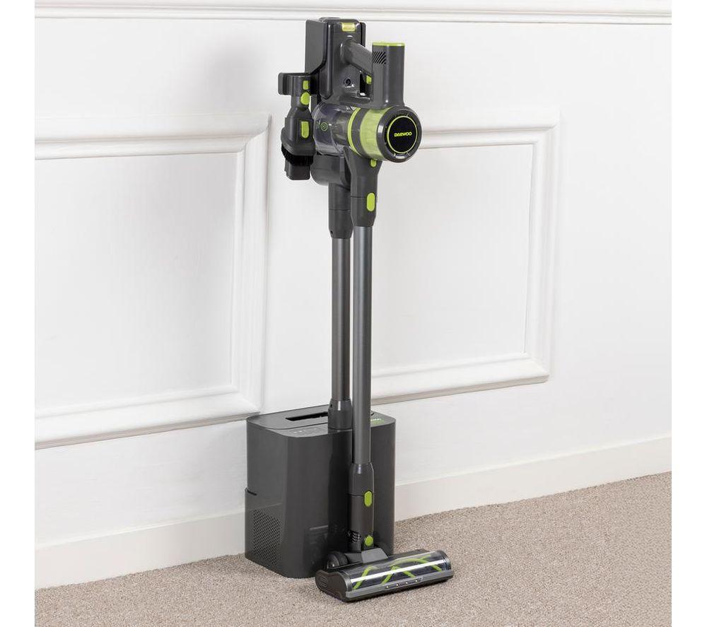 DAEWOO Freedom Auto-Empty FLR00203GE Cordless Vacuum Cleaner - Grey & Green image number 11 of 17