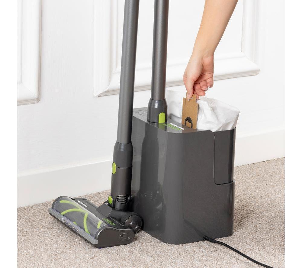 DAEWOO Freedom Auto-Empty FLR00203GE Cordless Vacuum Cleaner - Grey & Green image number 16 of 17