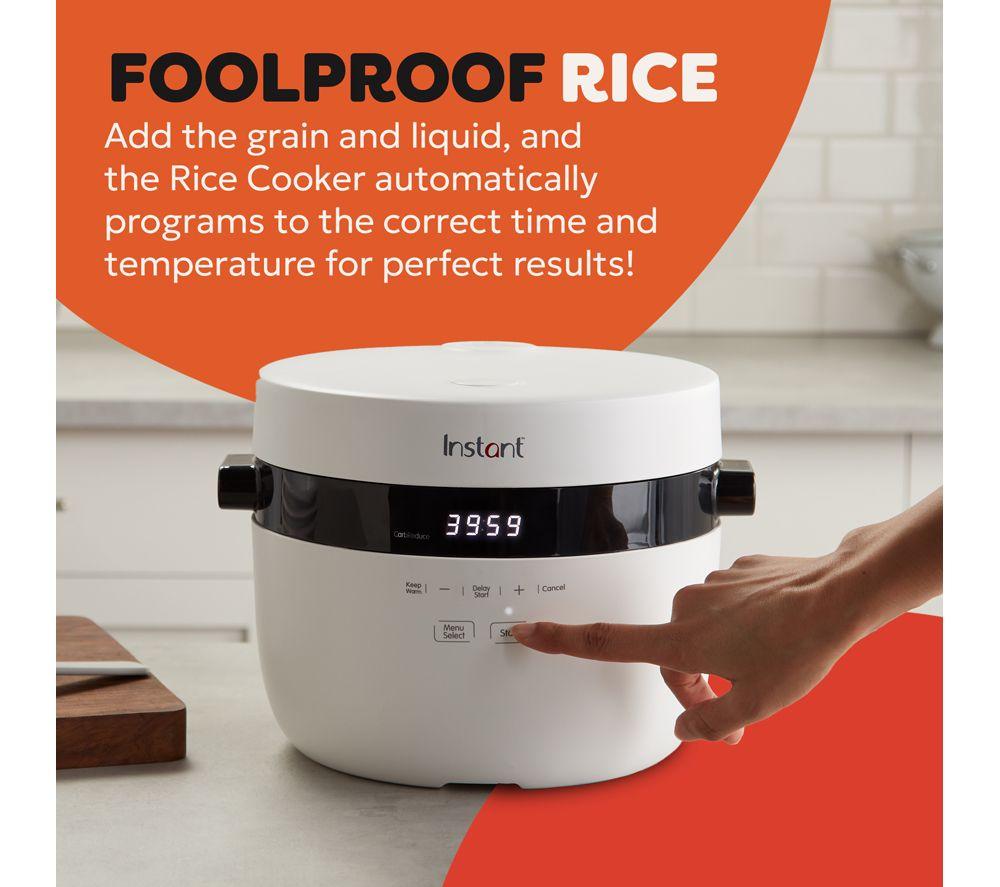 INSTANT POT Rice Cooker & Steamer - White image number 4 of 6