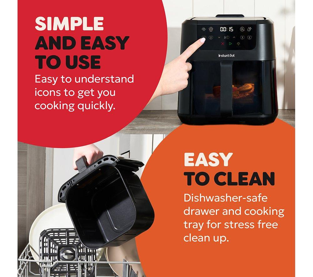 INSTANT POT Vortex Compact Air Fryer - Black image number 6 of 8