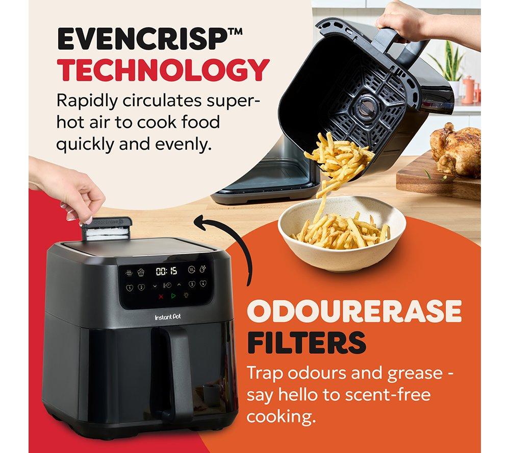 INSTANT POT Vortex Compact Air Fryer - Black image number 7 of 8