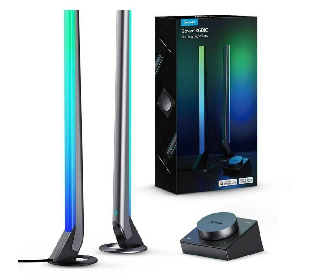 Govee H6047 Rgbic Gaming Light Bar With Alexa & Google Assistant - Twin Pack