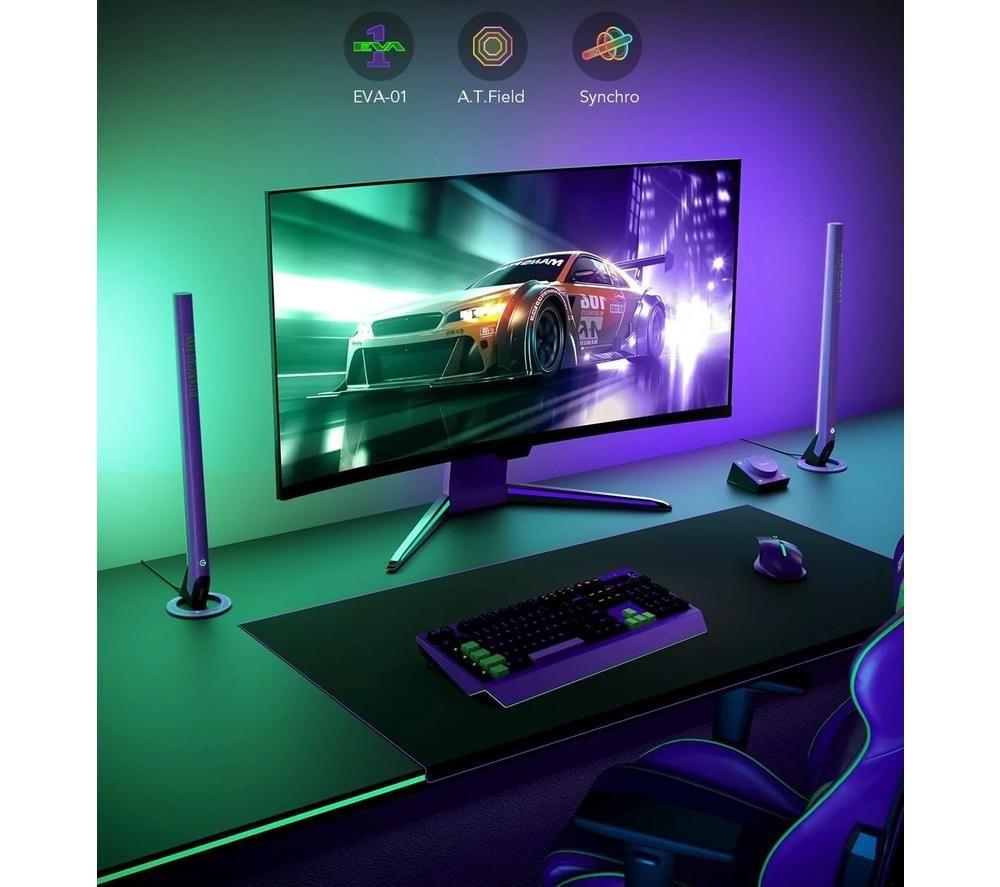 GOVEE H6047 RGBIC Gaming Light Bar with Alexa & Google Assistant - Twin Pack image number 4 of 10