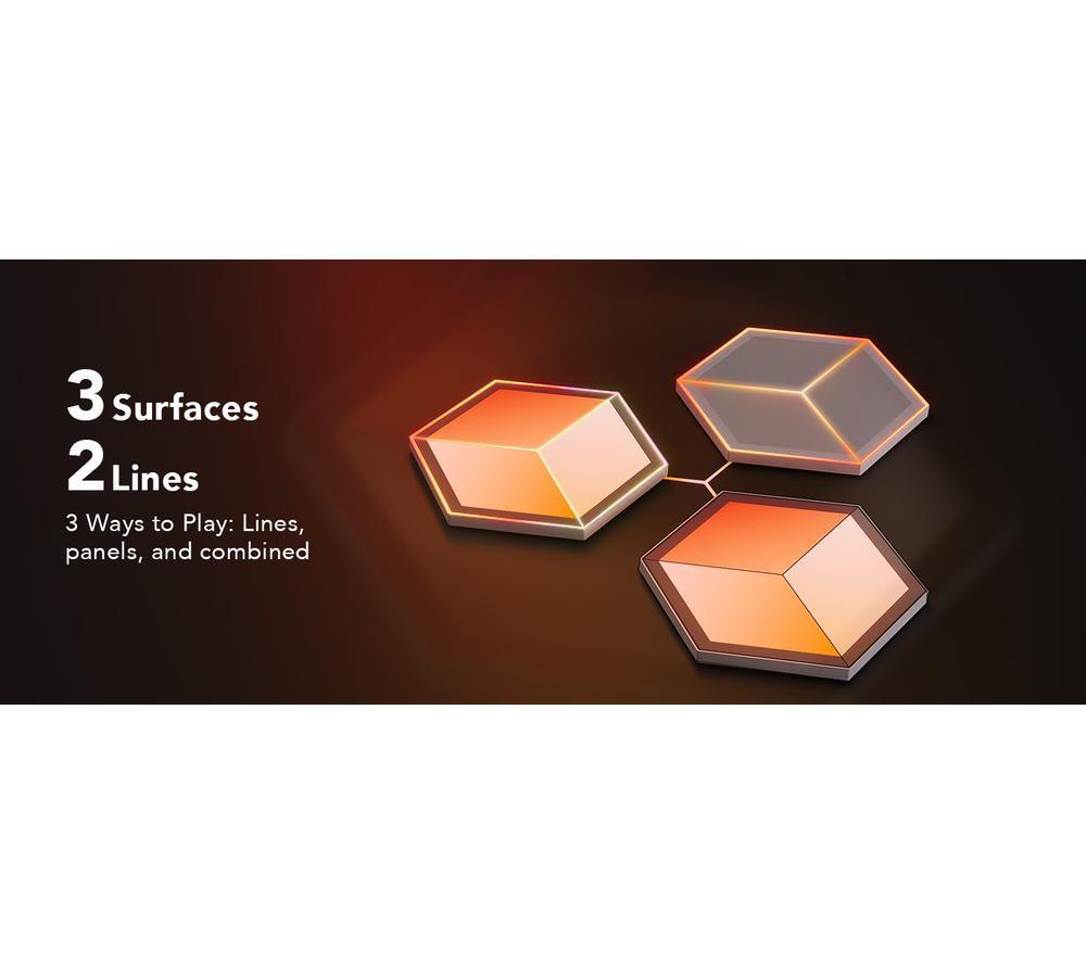 GOVEE Glide H606AB81 Hexagon Light Panel - Pack of 7 image number 5 of 7