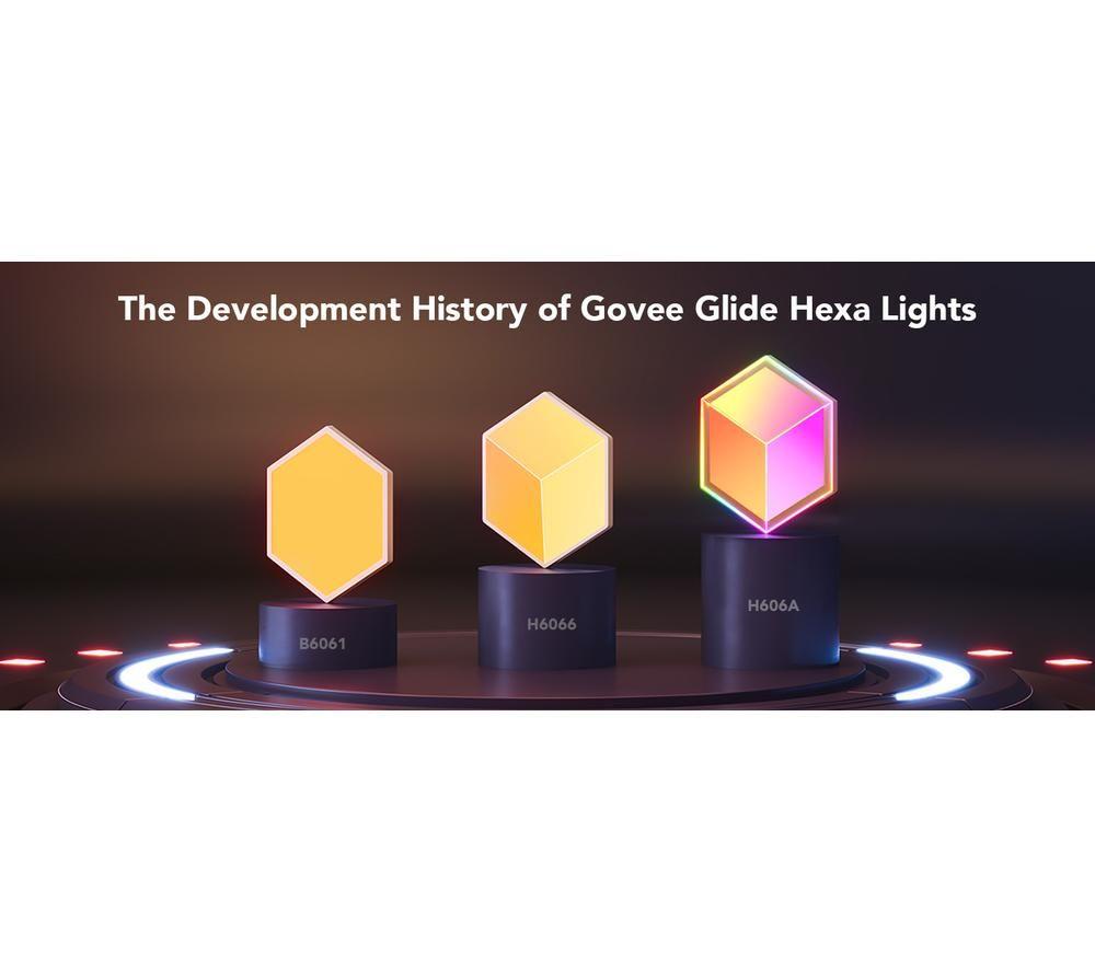 GOVEE Glide H606AB81 Hexagon Light Panel - Pack of 7 image number 6 of 7