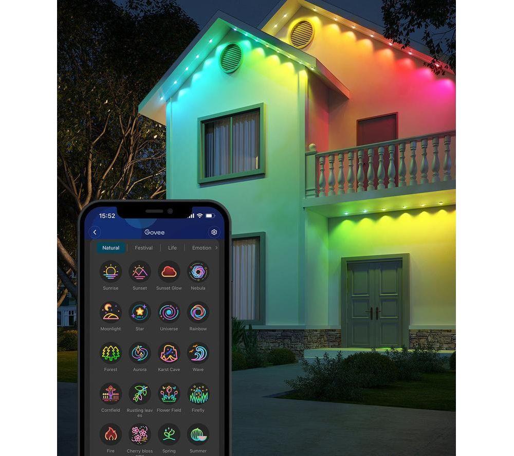 GOVEE RGBIC Smart LED Permanent Outdoor Lights - 30 m image number 6 of 6