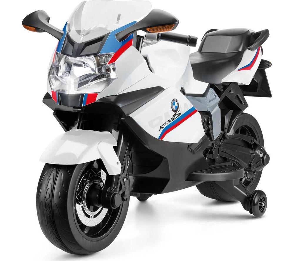 XOOTZ BMW K1300S Kids' Electric Ride-On Bike - White image number 3 of 7