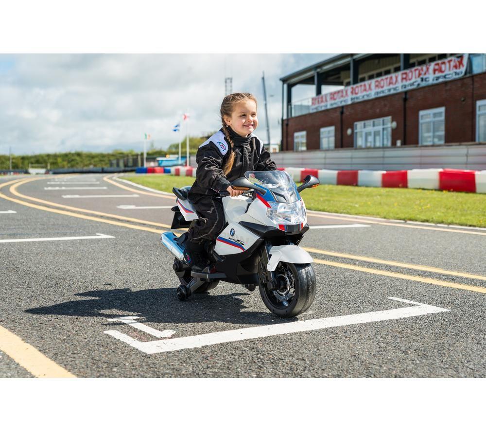 XOOTZ BMW K1300S Kids' Electric Ride-On Bike - White image number 7 of 7