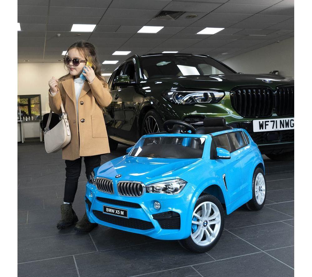 XOOTZ BMW X5 M Roadster Kids' Electric Ride-On Car - Blue image number 4 of 7