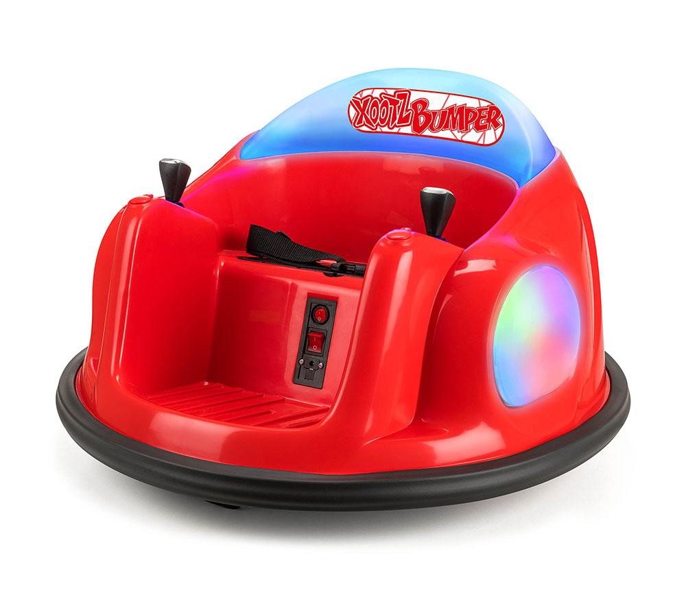 Xootz Kids' Electric Bumper Car Ride-On Toy - Red