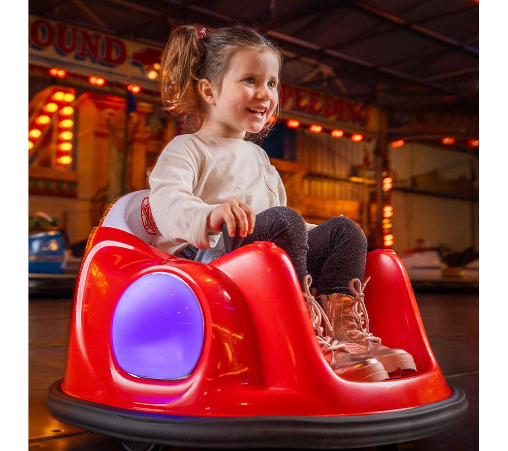 XOOTZ Kids' Electric Bumper Car Ride-On Toy - Red image number 2 of 10