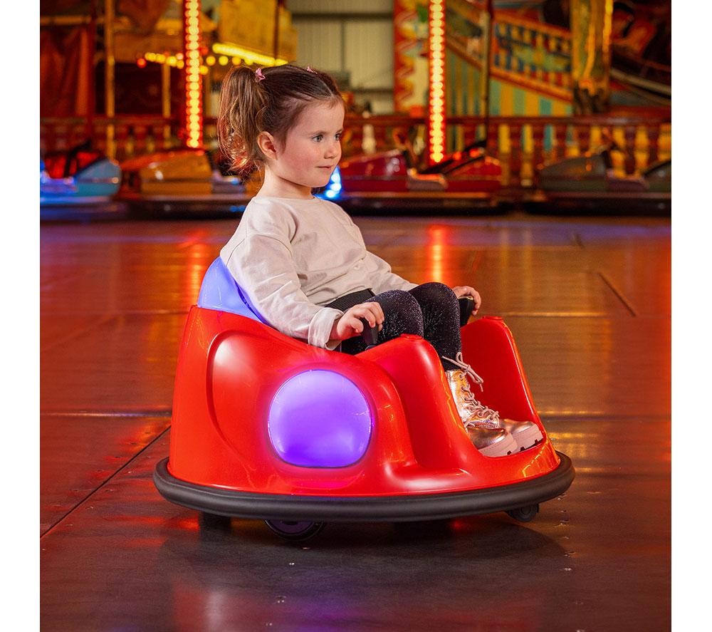 XOOTZ Kids' Electric Bumper Car Ride-On Toy - Red image number 3 of 10