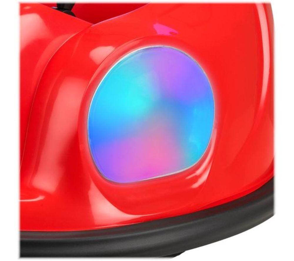 XOOTZ Kids' Electric Bumper Car Ride-On Toy - Red image number 9 of 10