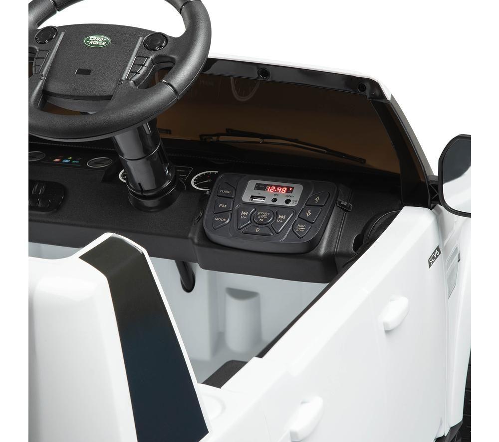 XOOTZ Land Rover Discovery Kids' Electric Ride-On Car - White image number 3 of 9