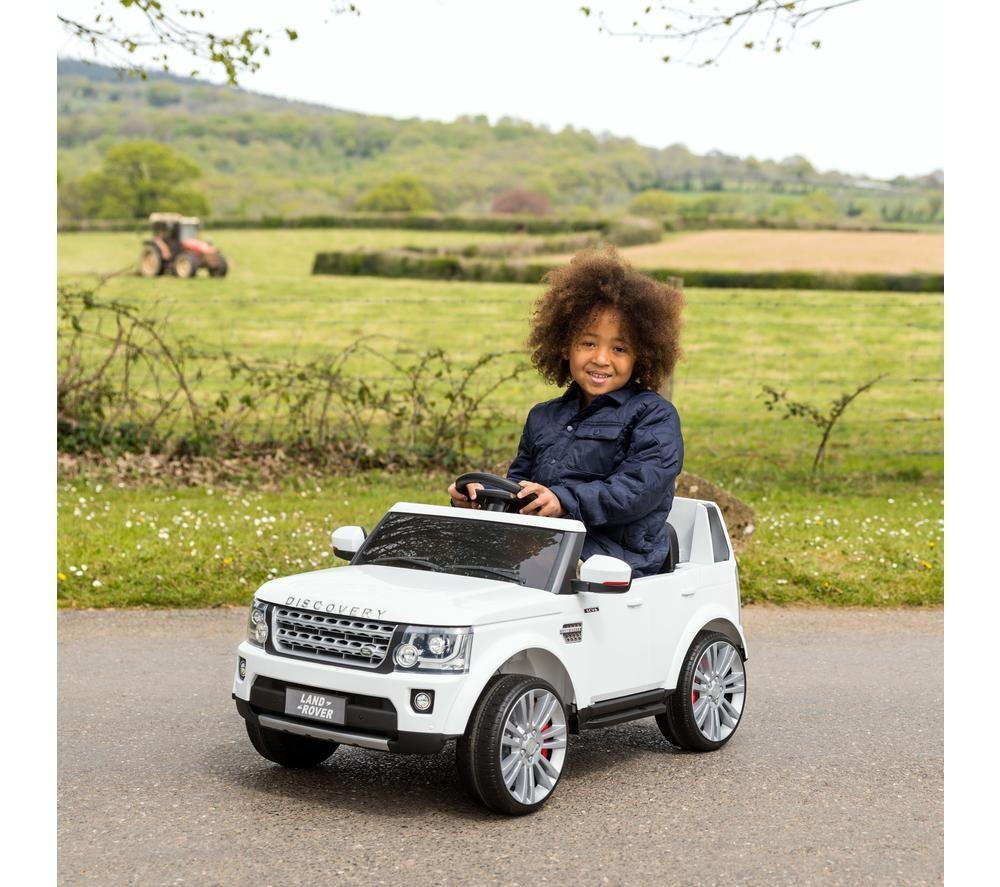 XOOTZ Land Rover Discovery Kids' Electric Ride-On Car - White image number 5 of 9