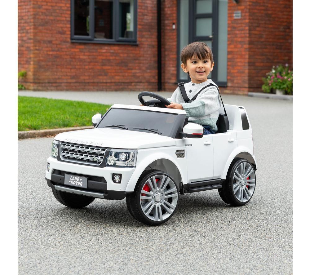 XOOTZ Land Rover Discovery Kids' Electric Ride-On Car - White image number 6 of 9