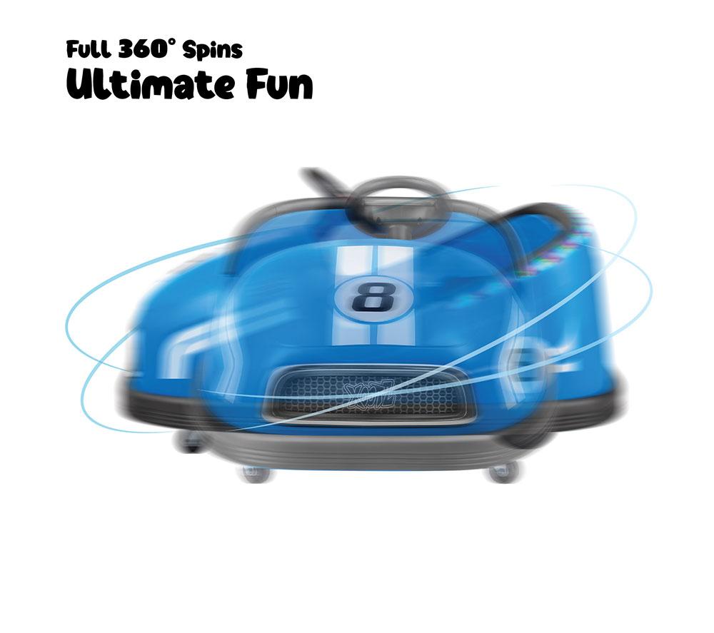 XOOTZ Big Bumper Car Electric Ride-on Toy - Blue image number 5 of 7