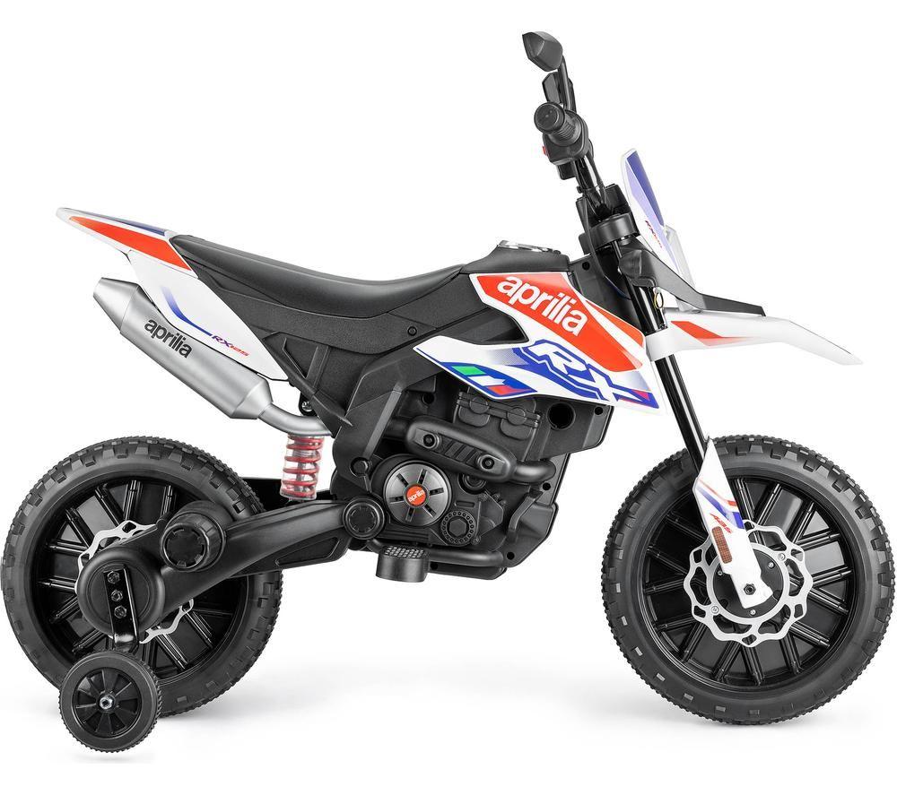 XOOTZ Aprilia 12V Kids' Electric Ride-On Bike - White image number 4 of 6