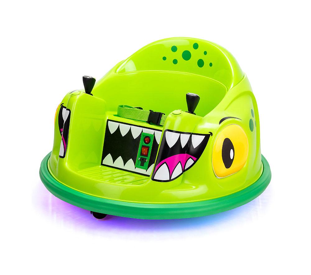 Xootz Dinosaur Kids' Electric Bumper Car Ride-On Toy - Green