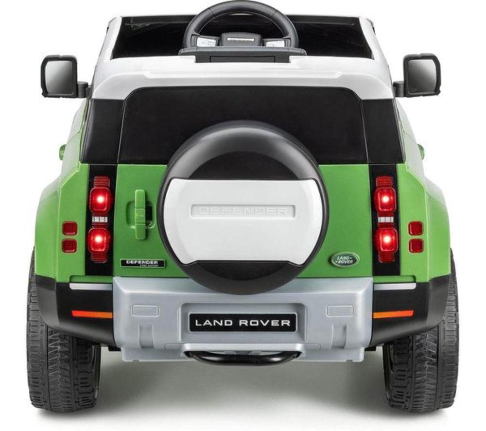 XOOTZ Land Rover Defender Kids' Electric Ride-On Car - Green image number 6 of 10