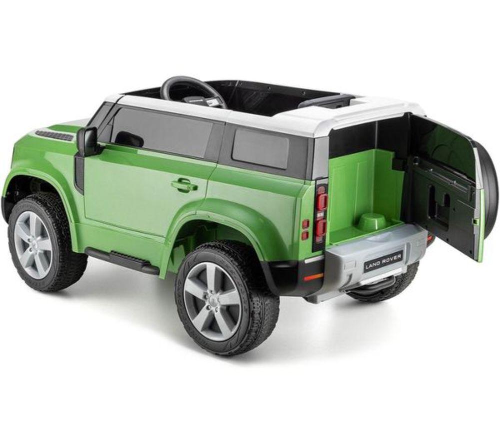 XOOTZ Land Rover Defender Kids' Electric Ride-On Car - Green image number 8 of 10