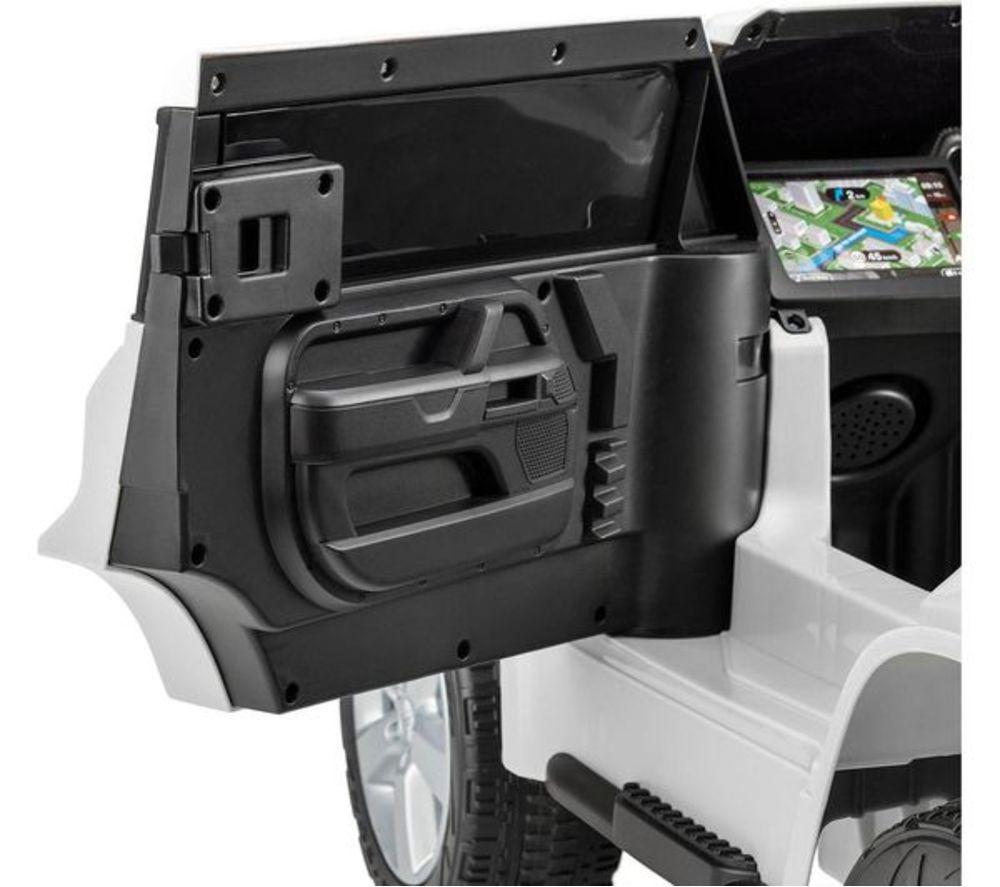 XOOTZ Land Rover Defender Kids' Electric Ride-On Car - White image number 7 of 9