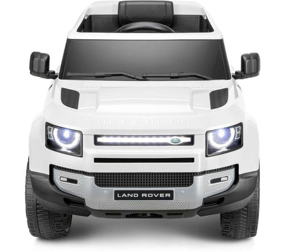 XOOTZ Land Rover Defender Kids' Electric Ride-On Car - White image number 9 of 9