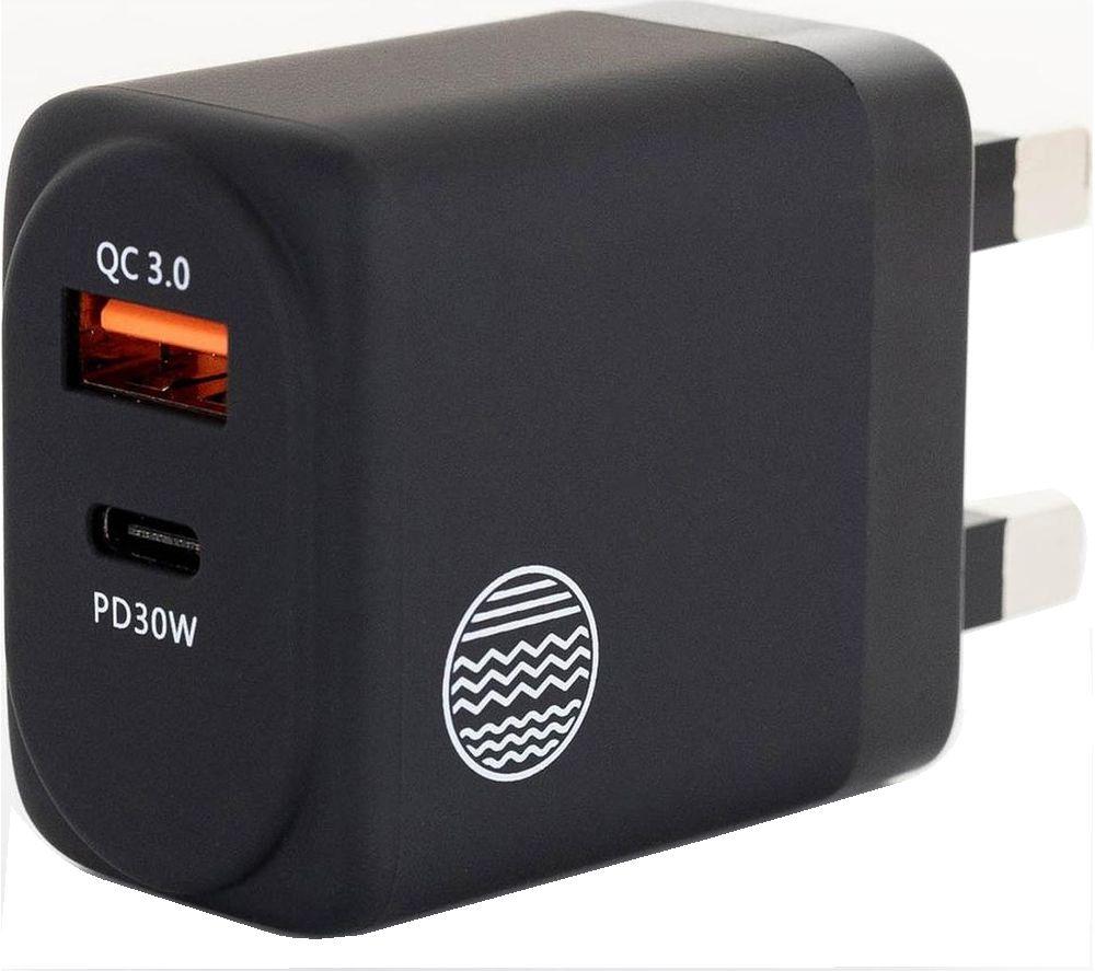 Our Pure Planet Opp152 30 W Dual Usb Wall Charger, Black